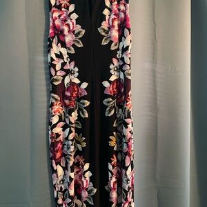 White House Black Market Black Floral Dress